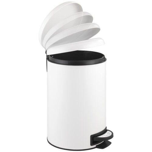 Wenko 22707100 - kanta za otpatke leman 25x38 cm bela/crna Slike
