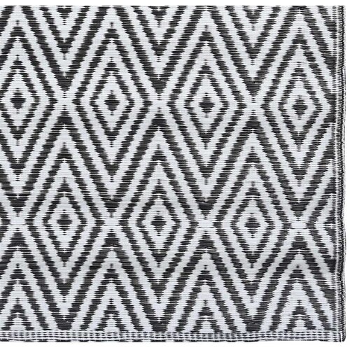  Vanjski tepih ARAKIL bijelo-crni 120 x 180 cm PP Bijela Slike
