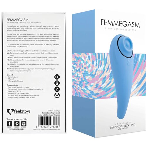Feelztoys vibrator - FemmeGasm, tirkizan Cijene