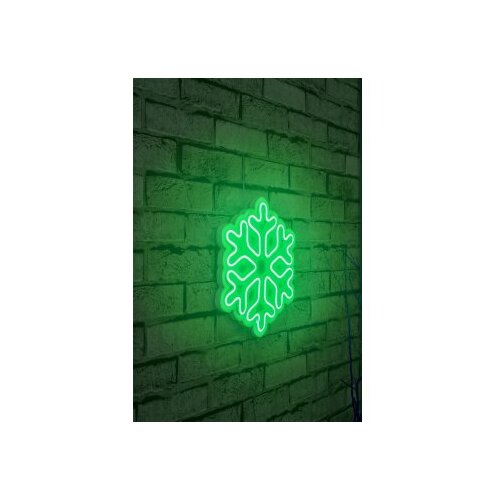 WALLXPERT led dekoracija snowflake green Cene