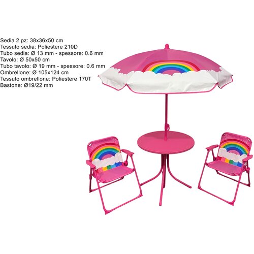Ehomegarden Dečiji baštenski set/ roze duga Cene