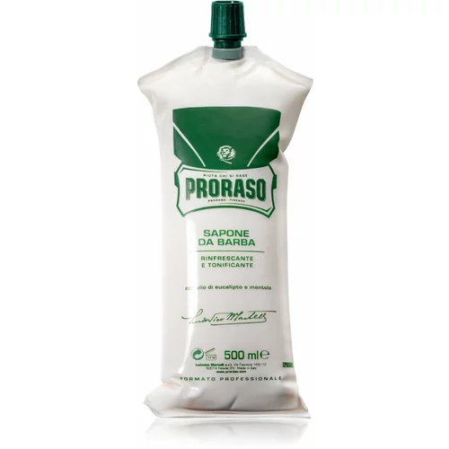 Proraso green shaving cream krema za brijanje s metvicom i eukaliptusom 500 ml za muškarce