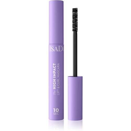 IsaDora 10 Sec High Impact Lift &amp;amp; Curl maskara za privihanje in ločevanje trepalnic odtenek 01 Black 9 ml Slike