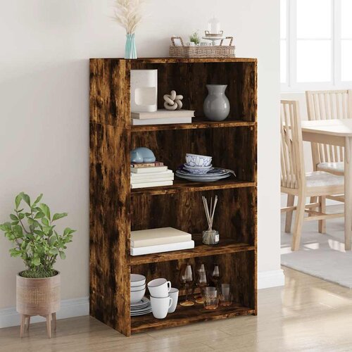  Visoka komoda boje hrasta 70 x 41 x 124 cm konstruirano drvo Cijene