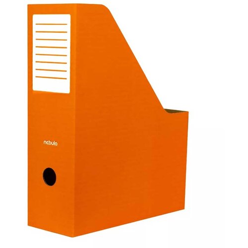 NEBULO Nebulo: zložljivo kartonsko držalo za dokumente, 80 mm, oranžno Cene