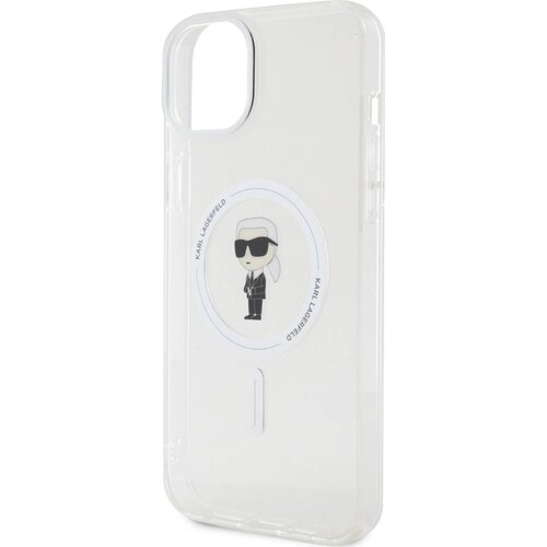 Karl Lagerfeld Maska za telefon iPhone 15 6.1 KLHMP15SHFCKNOT, Providna Slike