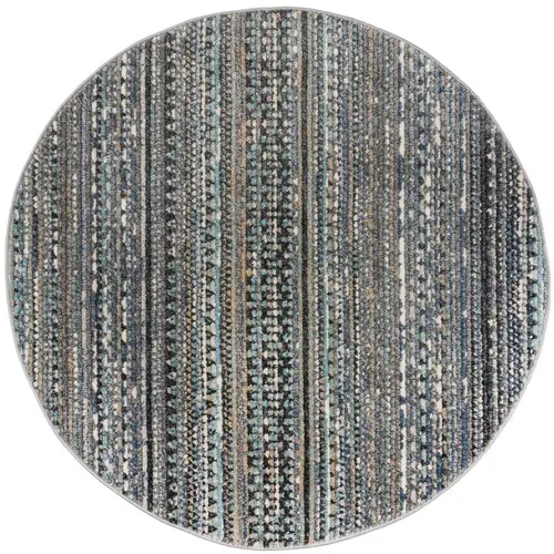 Flair Rugs Modra okrogla preproga 140x140 cm Camino –