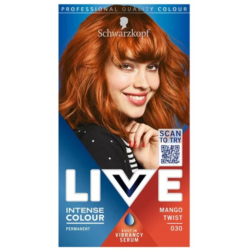 LIVE Intense Colour permanentna barva za lase odtenek 030 Mango Twist 1 kos