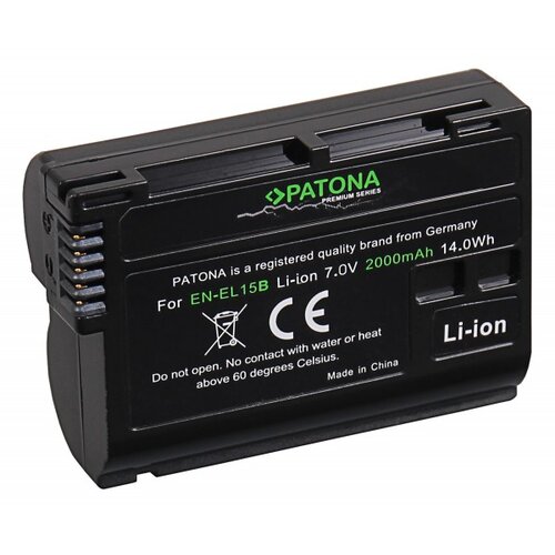  baterija EN-EL15B / EN-EL15C za nikon Z5 / Z6 / Z7, 2000 mah Slike