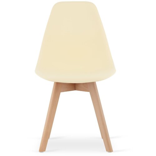  KITO stolica - krem ​​/ prirodne noge x 1 Slike