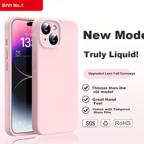 Divi Maska za mobilni telefon iPhone 14, Roze Cene