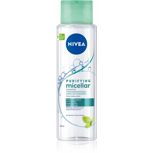 Nivea micellar shampoo purifying šampon za barvane lase 400 ml za ženske