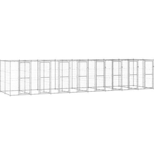 vidaXL vanjski kavez za pse od pocinčanog čelika 19,36 m² Cene