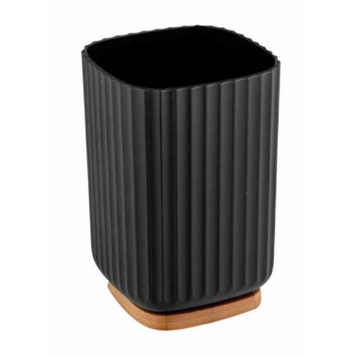 Wenko Ča&amp;scaron;a za četkicu za zube Rotello (Promjer: 8,6 cm, Plastika, Crna) Slike
