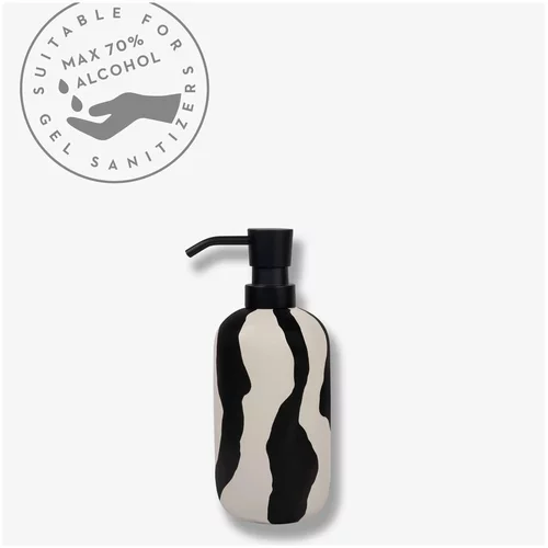 Mette Ditmer Denmark Crno-bijeli keramički dozator za sapun 200 ml Icon -