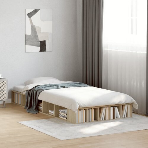 Furnova Posteljni okvir sonoma hrast 100x200 cm inženirski les, (21936913) Slike