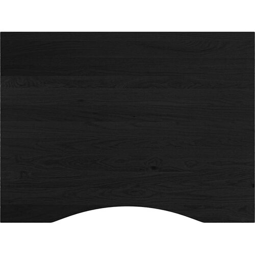  Radni stol tamnosmeđi 80x60x(71,5-98) cm masivno drvo hrast Slike