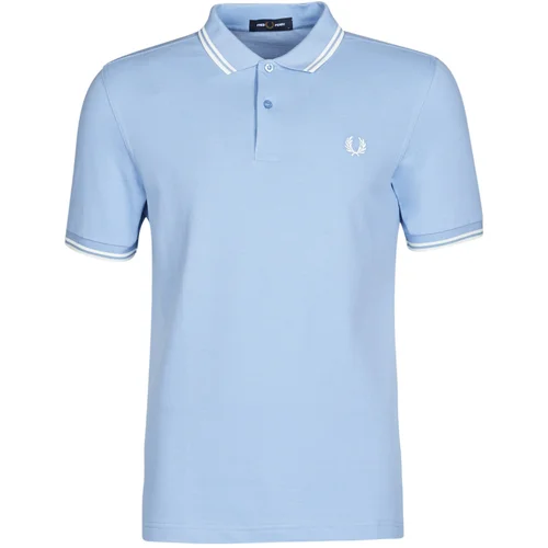 Fred Perry twin tipped shirt blue