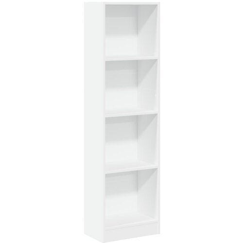 Maison Chic Knjižna omara - Knjižni regal bela 40x24x143 cm inženirski les, (21725502) Slike