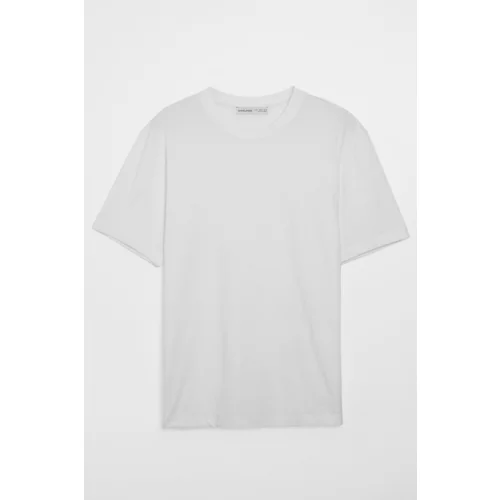 GRIMELANGE Men's Solo Comfort Fit Thick Textured T-shirt