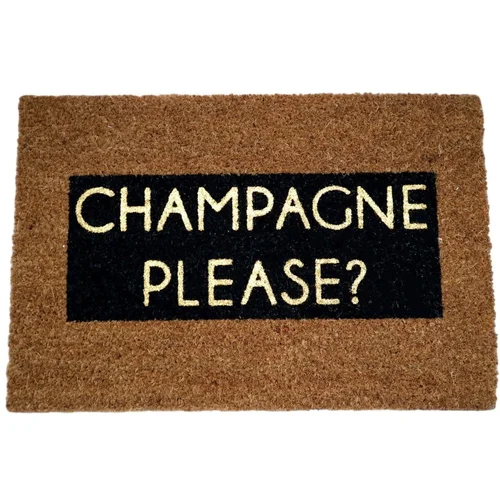 Artsy Doormats Rogoznica iz naravnega kokosovega vlakna Champagne Glitter, 40 x 60 cm