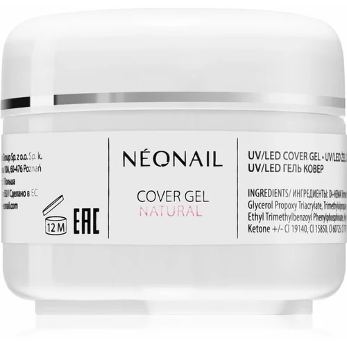 NeoNail Cover Gel Natural gel za gelirane i akrilne nokte 15 ml