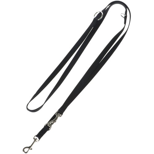 Hunter Set: Ecco Sport ovratnica in pasji povodec, črna - Ovratnica velikost XS + povodec 200 cm / 15 mm Slike