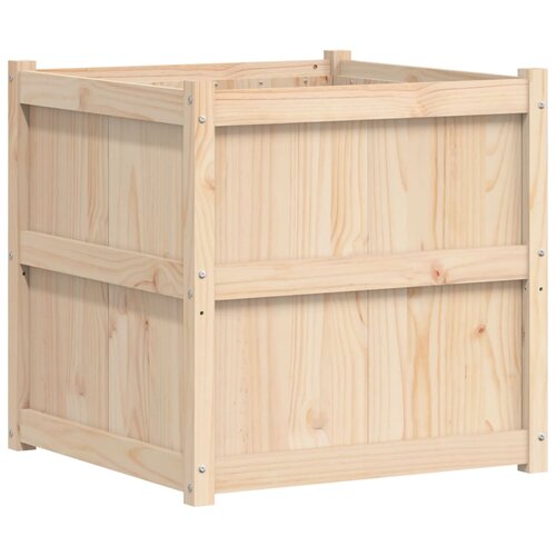 Maison Chic Vrtno cvetlično korito - Cvetlični Lonec 70x70x70 cm trdna borovina, (21789970) Cene