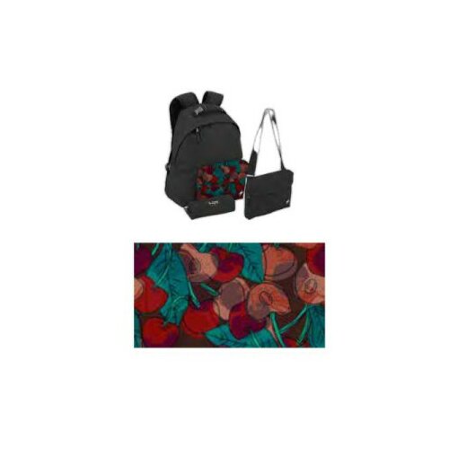  4u1 ranac, 2 torbice, kais za rame, pernica-crni ( 77/6112 ) Cene