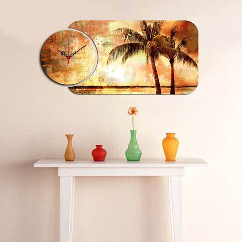 Wallity zidni sat YMS-08, 68x32 cm, 2 dela Cene