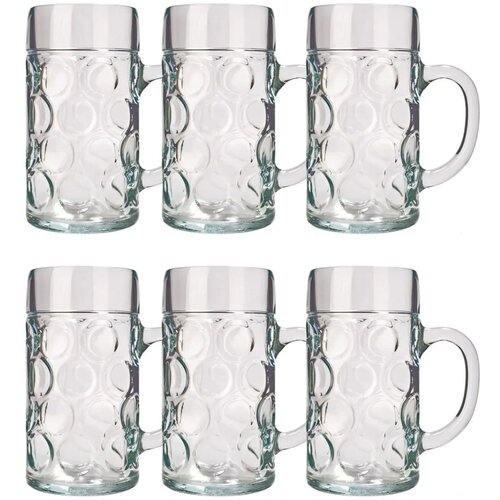 ich-zapfe Set 6 pivskih kozarcev ISAR 0,5 l, masovni vrči, primerni za pomivalni stroj, (5000222655) Cene