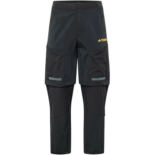 adidas Terrex Sportske hlače 'Campyx' narančasto žuta / crna