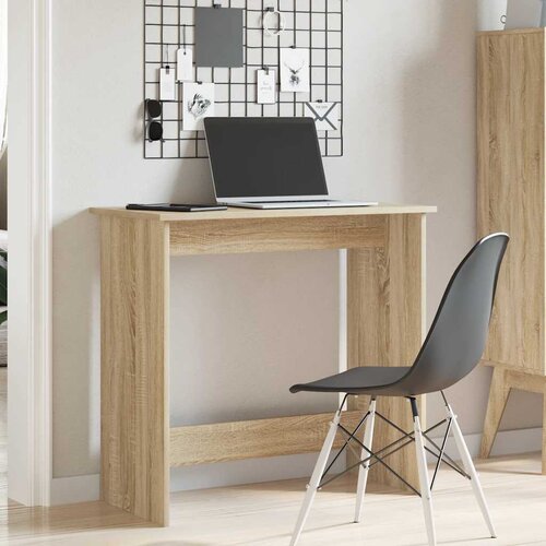  Radni stol boja hrasta sonome 80 x 40 x 75 cm od iverice Slike