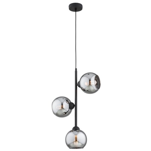  Brilagi - Visilica na sajli 3xE27/60W/230V crna/zadimljena siva Slike
