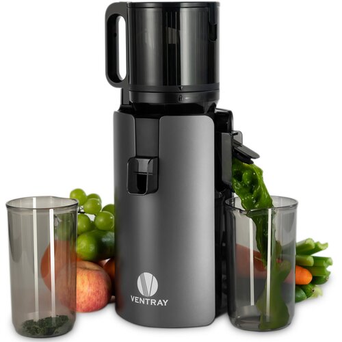 Ventray max 120 sokovnik hladno stiskanje 120 mm, 1.2L brez BPA. Dvojni filter, enostavno či&amp;scaron;čenje, 250W, visok izkoristek soka - črna, (5000011629) Slike