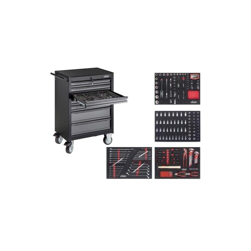 Vigor kolica za alat Black Edition V2712N dimenzije:(D x Š x V) 1000 x 459 x 1000 mm 61 kg Cijene