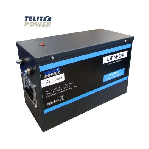 Telit Power Akumulator LiFePO4 12V 280Ah - metalno kući&amp;scaron;te ( P-4904 ) Slike