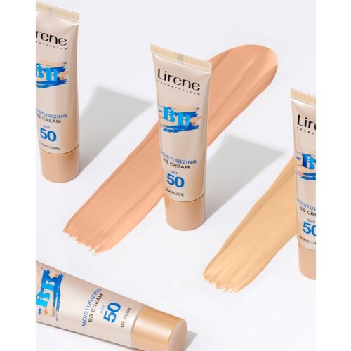 Lirene BB vlažilna BB krema SPF 50 odtenek 01 Natural 30 ml Slike
