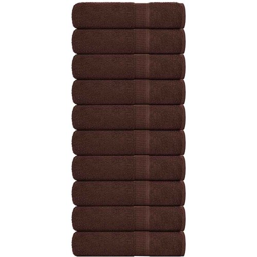 vidaXL Kopalne brisače 10 kos rjava 100x150 cm 360 g/m² 100% bombaž Cene