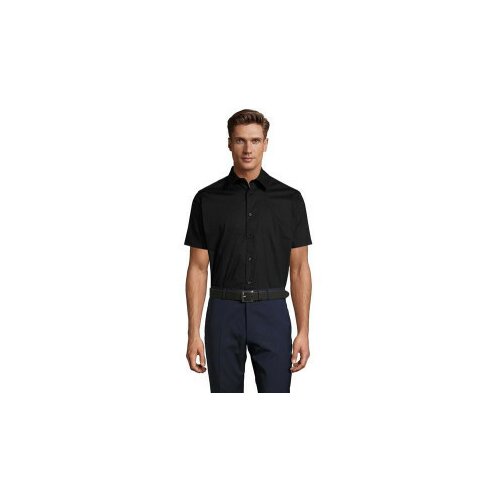 SOL'S Broadway muška košulja sa kratkim rukavima crna XL ( 317.030.80.XL ) Slike