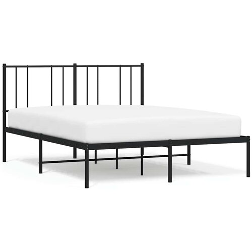  okvir za krevet s uzglavljem crni 140x190 cm Slike
