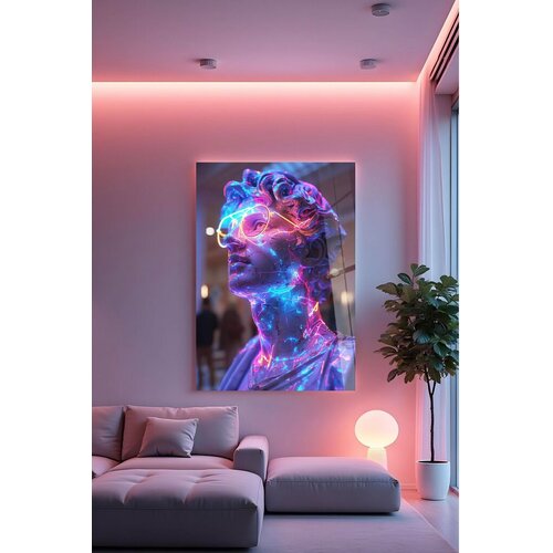 Wallity Zidna slika Hhlneon0016, 40x60 cm Cene