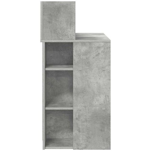 Stol Betonski sivi 90 x 48 x 101,5 cm Konstruirano drvo Slike