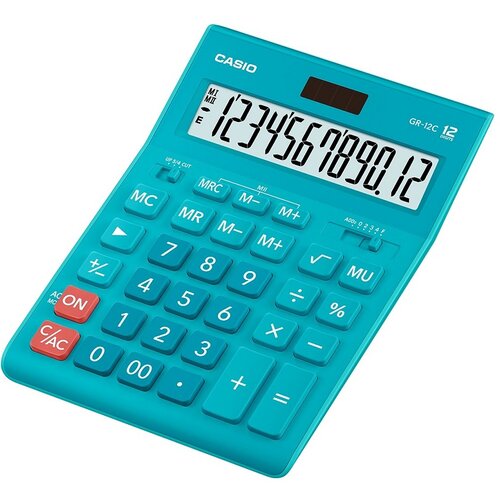 Casio kalkulator gr 12 light blue Slike