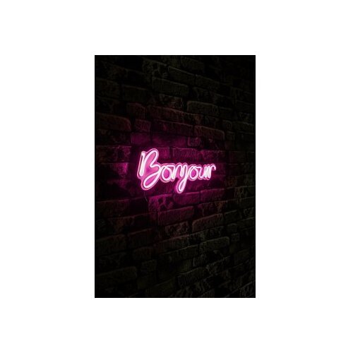 WALLXPERT Dekorativna plastična LED rasveta Bonjour Pink Cene