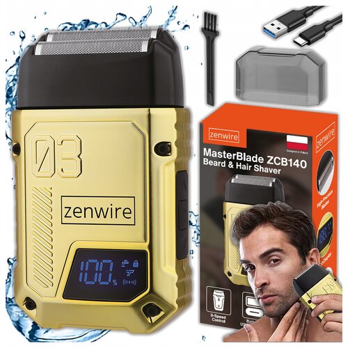 Zenwire ZCB140 folijski brivnik, brezžični, USB-C, LED, IPX5, mokro/suho, (5000312716) Cene