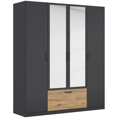 Boxxx OMARA ZA OBLAČILA, siva, hrast artisan Cene