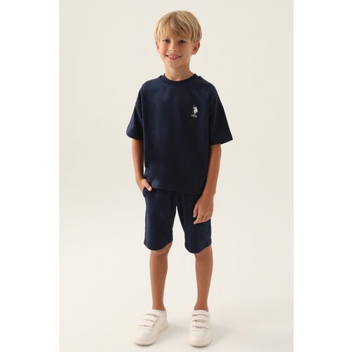 U.S. Polo Assn. komplet za dečake US1774-4, teget Cene