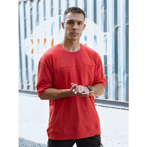DStreet Men's Red T-Shirt Cijene