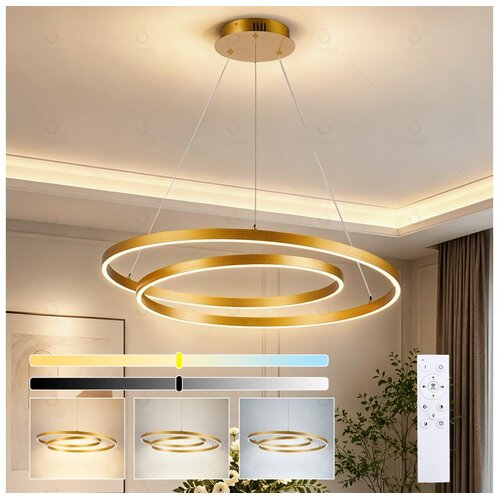  Brilagi-LED prigu&scaron;iva Visilica na sajli TWISTER LED/75W/230V 3000-6000K zlatna + daljinski upravljač Cene